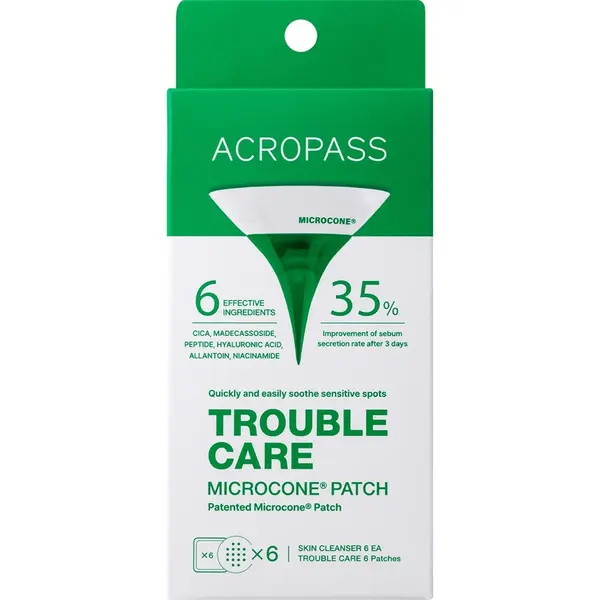 Plasturi anti-imperfecțiuni cu microconuri ACROPASS Trouble Care, 6 buc
