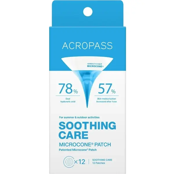 Plasturi calmanti cu microconuri ACROPASS Soothing Care, 12 buc