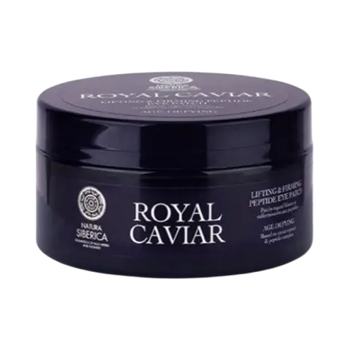 Plasturi de ochi cu peptide pentru fermitate & lifting Royal Caviar, 60 bucati, Natura Siberica