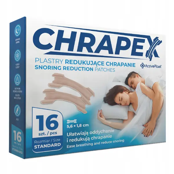 Plasturi nazali antisforait CHRAPEX, 16 bucati, ActivePlast
