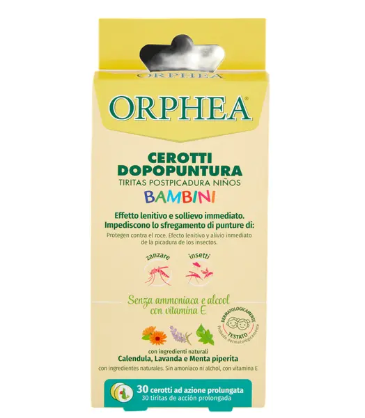 Plasturi pentru copii impotriva muscaturilor de insecte, 30 bucati, Orphea