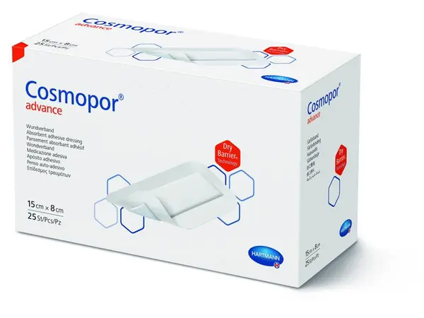 Plasturi postoperatorii Cosmopor Advance 15x8 cm, 25 buc – Hartmann