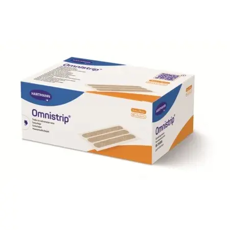 Plasturi sterili tip strip Omnistrip 6x76 mm, 50 x 3 buc – Hartmann