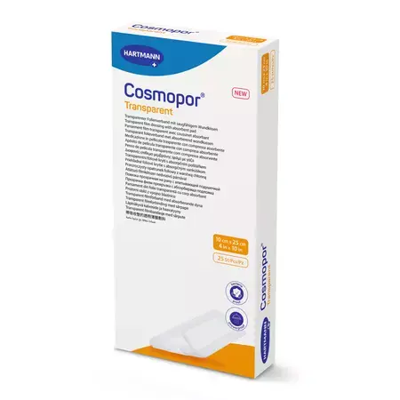 PLASTURI TRANSPARENTI 10X25CM COSMOPOR X25BUC