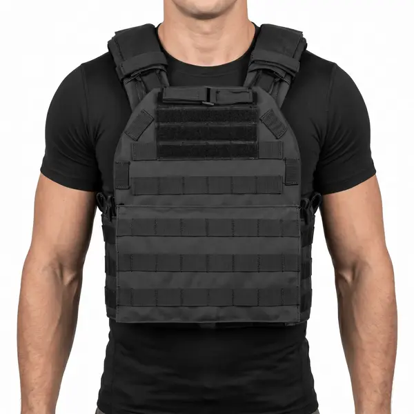 Plate Carrier MOLLE QUICK RELEASE GFC Tactical - NEGRU