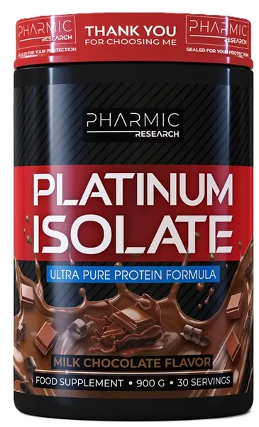 Platinum Isolate, ciocolată, 900 g, Pharmic Research