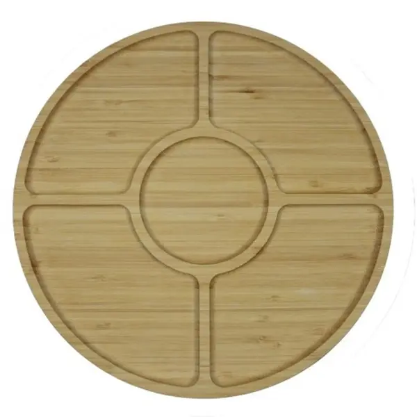 Platou din Bambus, pentru Prezentare si Servire, 30 x 30 x 1.70 cm, Grunberg