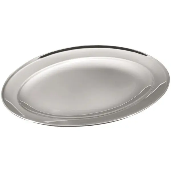 Platou Oval, din Inox, 45 cm, Grunberg