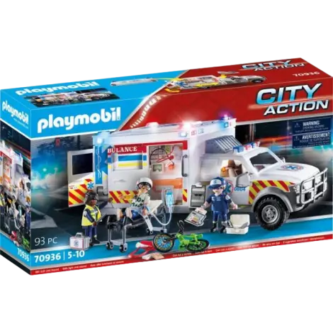 Playmobil - Ambulanta Cu Lumini Si Sunete
