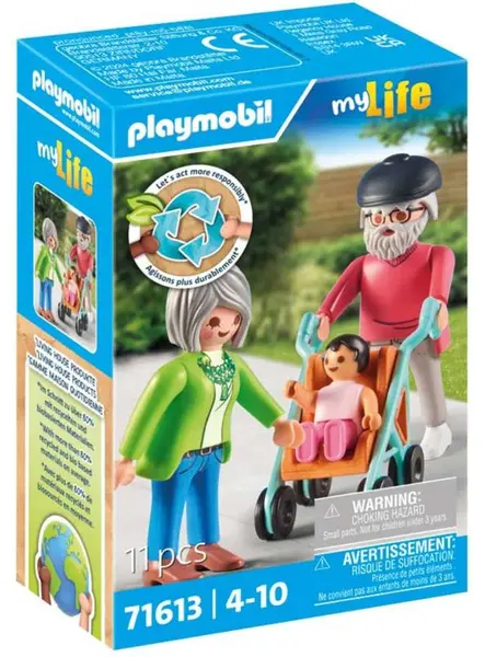 Playmobil Grandparents With Baby 71613