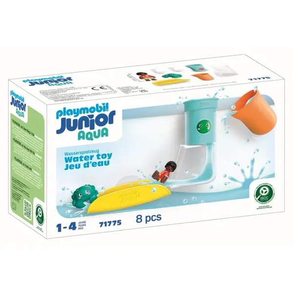 Playmobil Junior Aqua dezvoltare prin joaca Rezervor de apa cu tobogan