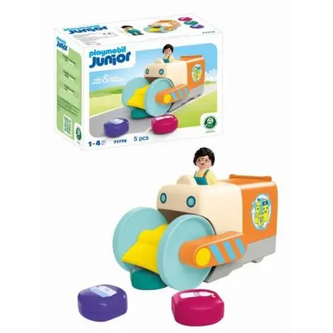 Playmobil - Junior dezvoltare prin joaca Vehicul de colectare a gunoiului