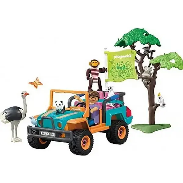 PLAYMOBIL Playmobil Animals & Friends 71854, Vehicul pentru teren accidentat, Multicolor
