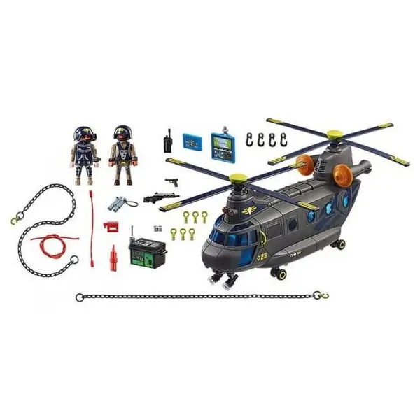 PLAYMOBIL Playmobil City Action 71149, Elicopter de salvare al Fortelor Speciale , Multicolor