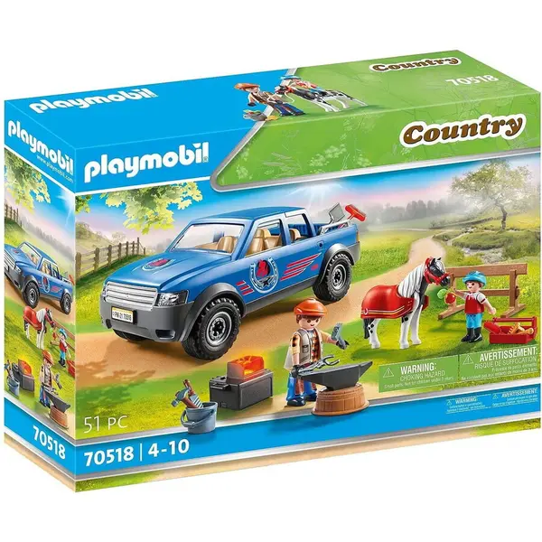 PLAYMOBIL Playmobil Country - Pony Farm, Masina pentru potcovire cai