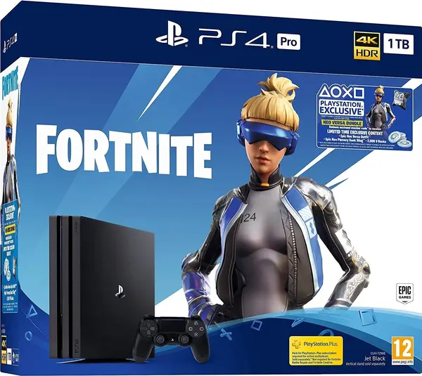 PlayStation 4 Pro 1TB - Fortnite Neo Versa Bundle