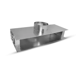 plenum difuzor liniar alnor, pr-lds-1-495-75-2, tip slot, 1 fanta, 495 mm, 2x75 mm