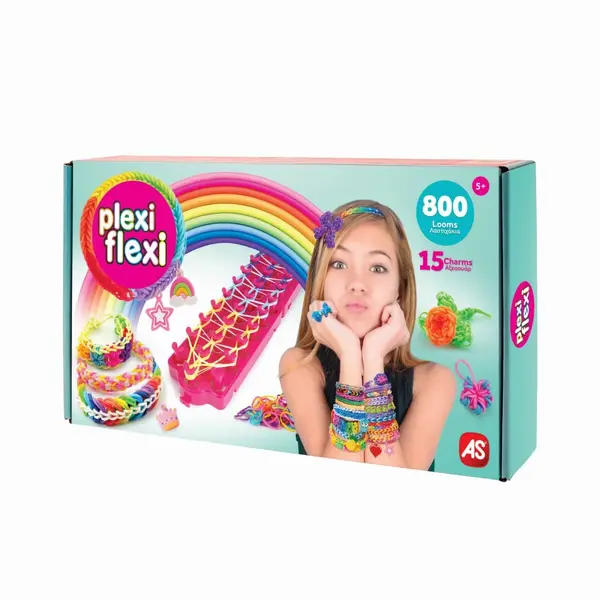 PLEXI FLEXI GHERGHEF PENTRU IMPLETIT CU 800 ELASTICE DIN CAUCIUC SI 15 ACCESORII