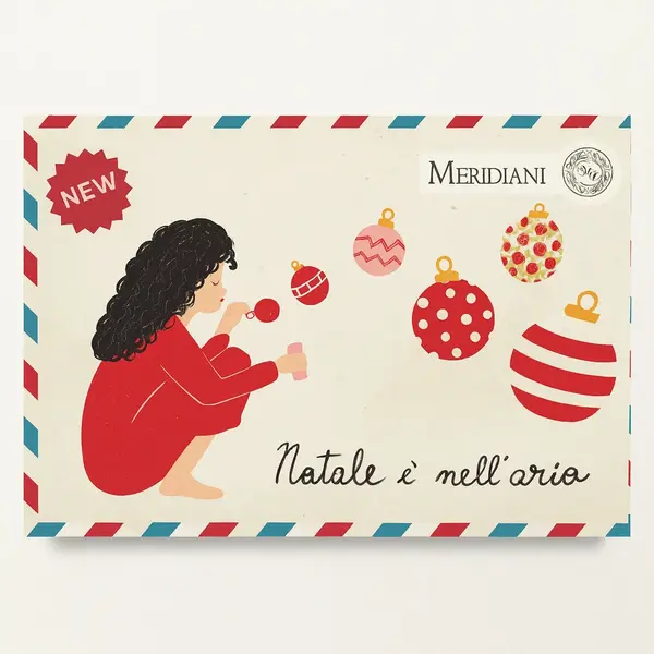 Plic ceai infuzie fructat cu arome de sarbatoare Natale Meridiani 40g
