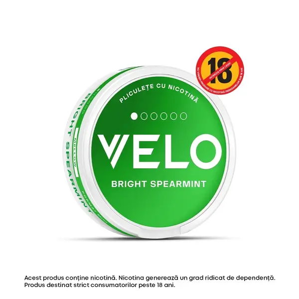 Pliculete cu nicotina VELO Bright Spearmint 4mg