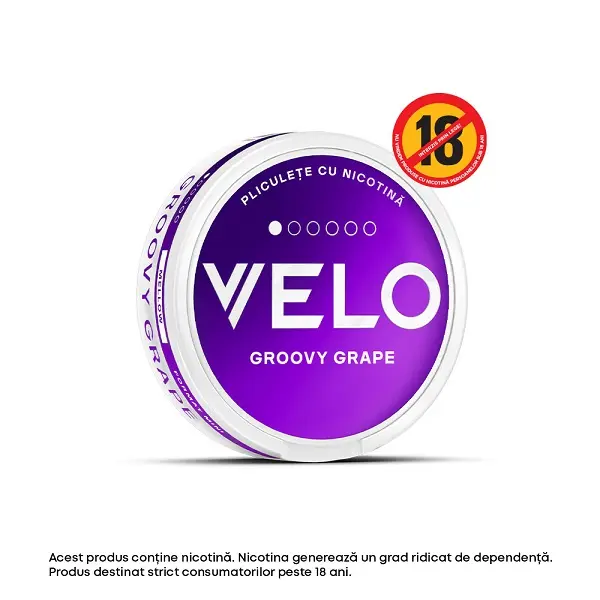 Pliculete cu nicotina VELO Purple Grape 4mg