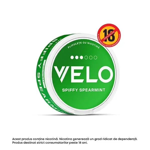 Pliculete cu nicotina VELO SPIFFY SPEARMINT 10 MG