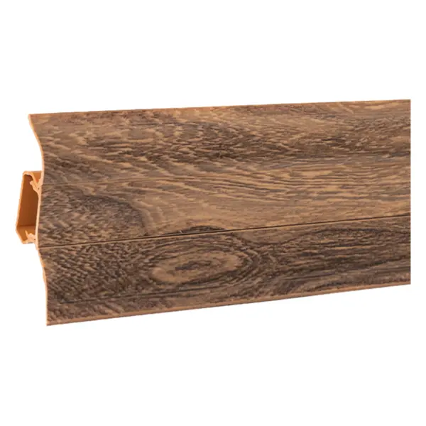Plinta PVC parchet laminat Korner LP52 2500 x 52 x 26 mm nuc inchis
