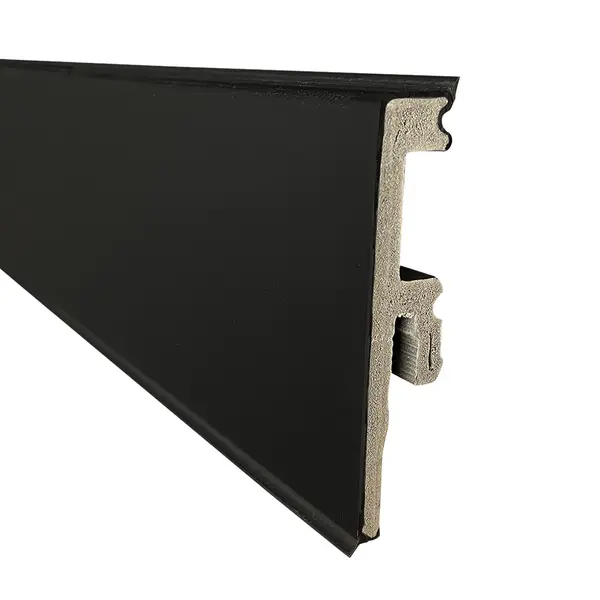 Plinta PVC parchet laminat Korner LS75 Venezia 002 negru