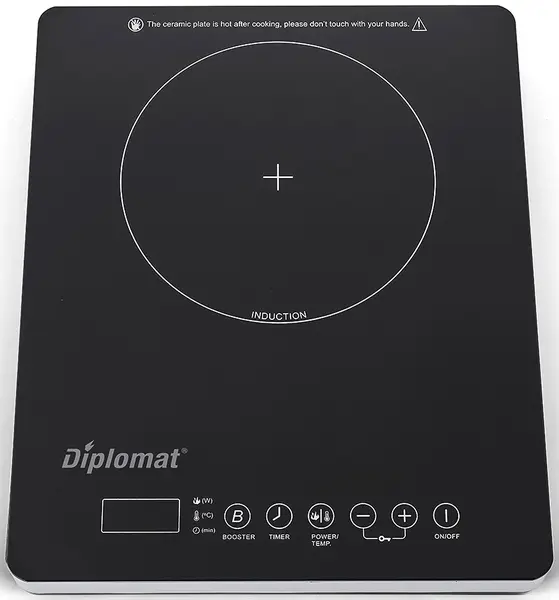 Plită cu inducție Diplomat - DGX2020I, 2000W, negru
