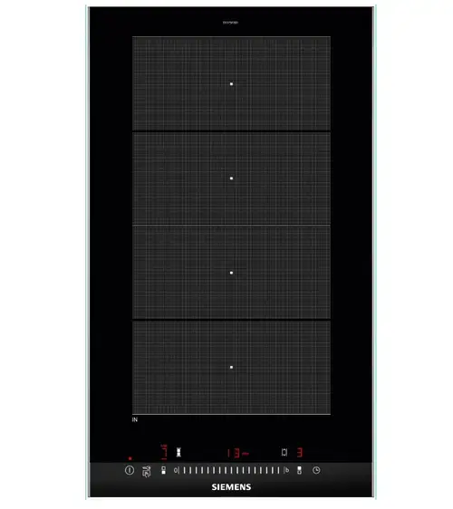 Plita cu inductie SIEMENS iQ700 EX375FXB1E, 2 zone de gatit, Touch Control, 30 cm (Negru)