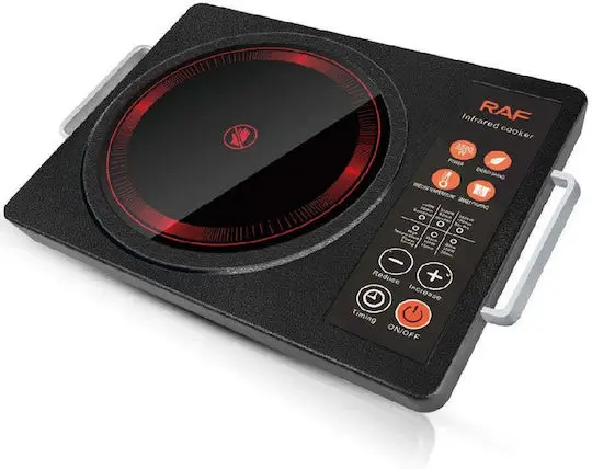 Plita Electrica cu Control Tactil, Plita de Gatit cu Incalzire Radianta Infrarosu, 3500W