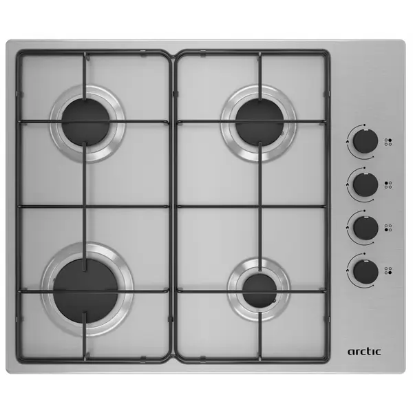 Plita incorporabila Arctic ARGG64123SX, Gaz, 4 arzatoare