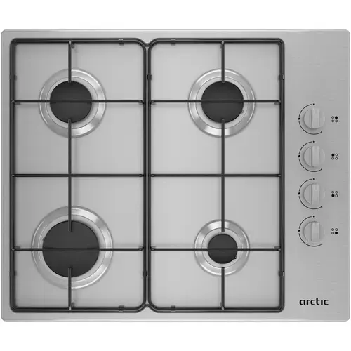 Plita incorporabila Arctic ARGG64123SX, Gaz, 4 arzatoare (Argintiu)