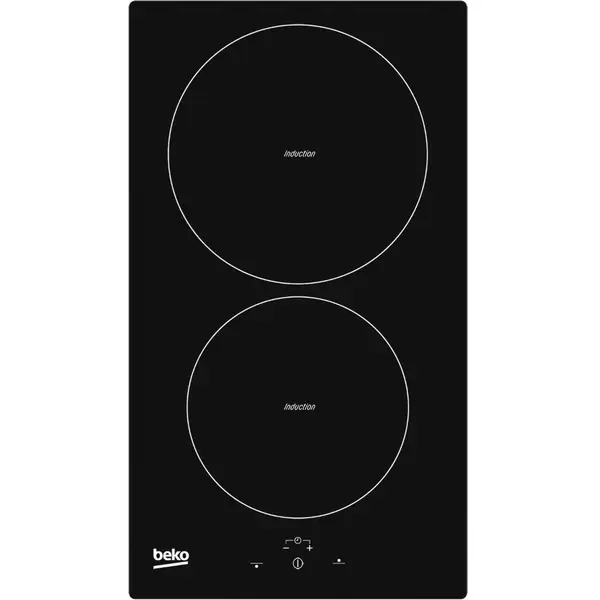 Plita incorporabila Beko HDMI32400DT, 2 arzatoare, Electric, 9 trepte, Slim, Booster, Timer, Control touch, Stop & Go, Negru