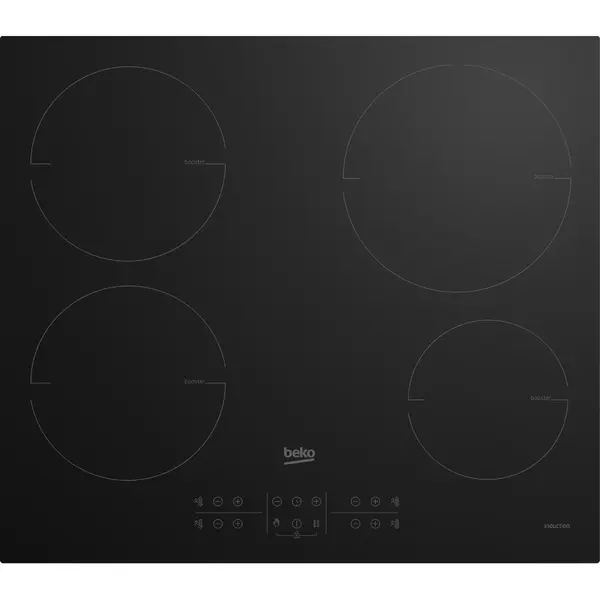 Plita incorporabila Beko HII64200MT, Inductie, 4 zone de gatit