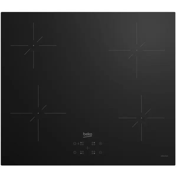 Plita incorporabila Beko HII64400QT, 4 arzatoare, Electric, 9 trepte de putere, Auto Shut Down, Touch control, Quick&Easy Clean, OverHeat Safety System