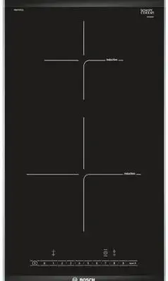Plita incorporabila Bosch PIB375FB1E, Vitroceramica cu inductie, 2 zone de gatit, 30.6 cm (Negru)