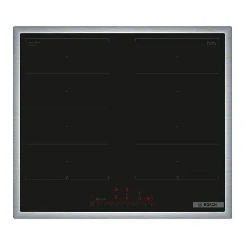 Plita incorporabila Bosch Seria 6 PXX645HC1E, Inductie zonata, 60 cm, 4 zone (Negru)