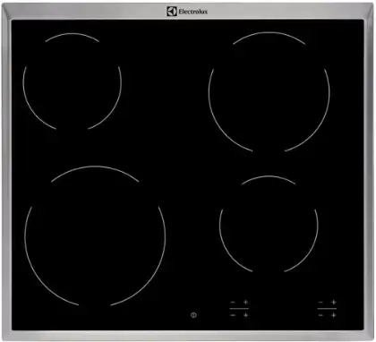 Plita incorporabila ELECTROLUX EHF6240XXK, Electrica, Vitroceramica, 4 Zone de gatit, Touch control, 60 cm (Negru)