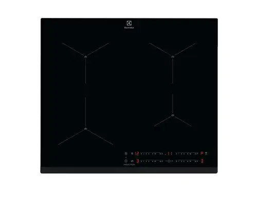 Plita incorporabila Electrolux EIS62443, Inductie, 4 Zone gatit, Conectivitate hota (Negru)