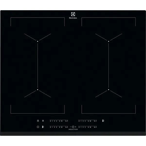 Plita incorporabila Electrolux EIV644, Inductie, 4 zone de gatit, DoubleBridge, PowerBoost, Timer, Control touch
