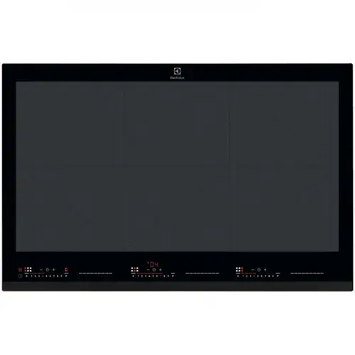 Plita incorporabila Electrolux EIV87671, Inductie, 5 zone de gatit, Booster, Conectivitate hota, Timer electronic, Blocare de siguranta pentru copii, 78 cm (Negru)