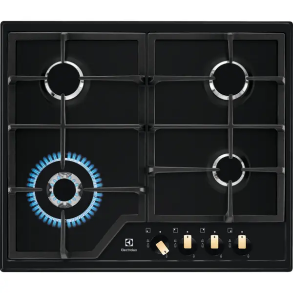 Plita incorporabila Electrolux KGS6436RK, Gaz, 4 arzatoare, Wok