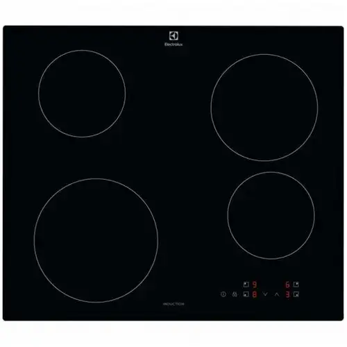 Plita incorporabila Electrolux LIB60420CK Inductie, 4 zone de gatit, Negru
