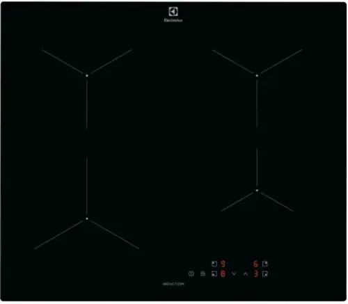 Plita incorporabila Electrolux LIL61424C, Inductie, 4 Zone de gatit, Booster, Control Touch, 60 cm (Negru)