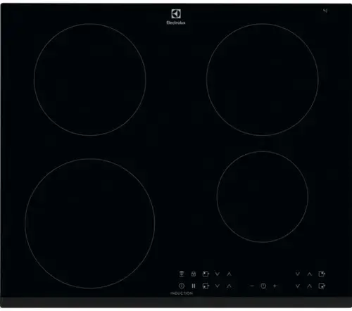 Plita incorporabila Electrolux LIR60430, Inductie, 7300 W, 4 Zone de gatit (Negru)