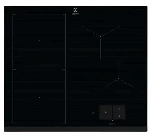 Plita incorporabila Electrolux Sense Pro 900 EIS6949, Inductie, 60 cm, Gatire asistata SensePro, Control touch, Booster (4 zone), Conectivitate hota, Wi-Fi, Timer electronic, Oprire automata, Detectarea vaselor, Semnal acustic (Negru)