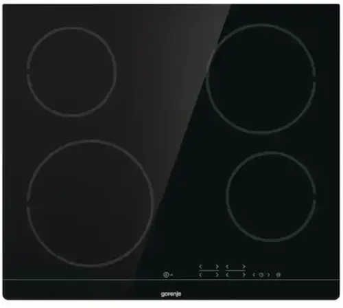Plita incorporabila Gorenje ECT641BSC, Vitroceramica, 4 zone de gatit, Touch Control (Negru)