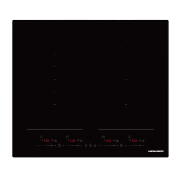 Plita incorporabila Heinner HBHI-M4ZB2FXSMTC, Power Boost, 4 zone gatit, Slim, Control Touch-Glisare, Functie Bridge STG-DR