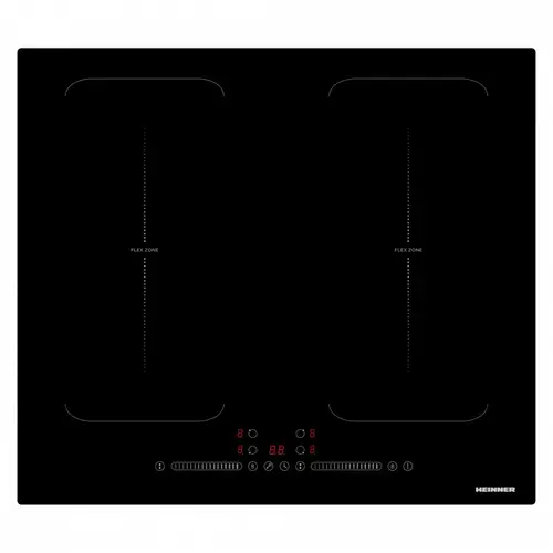 Plita incorporabila HEINNER HBHI-M4ZB2FXTC, Inductie, 4 zone de gatit, 7400 W, Timer, Functie Booster, Sticla (Negru)